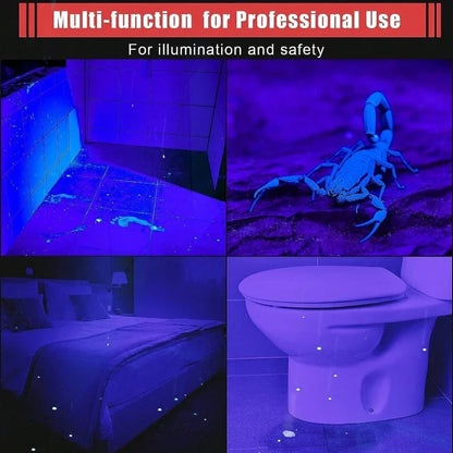UV Blacklight Flashlight 395nm – Pet Stain & Scorpion Detector
