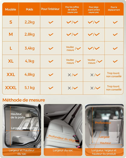 Sac Transport Chat Chien, Caisse Pliable Animaux De Companie, Taille L, Tissu Oxford, Filet, Respirant, Portable, Cadre En Métal, Avec Poignées Et Pochettes, 70 X 52 X 52 Cm, Gris