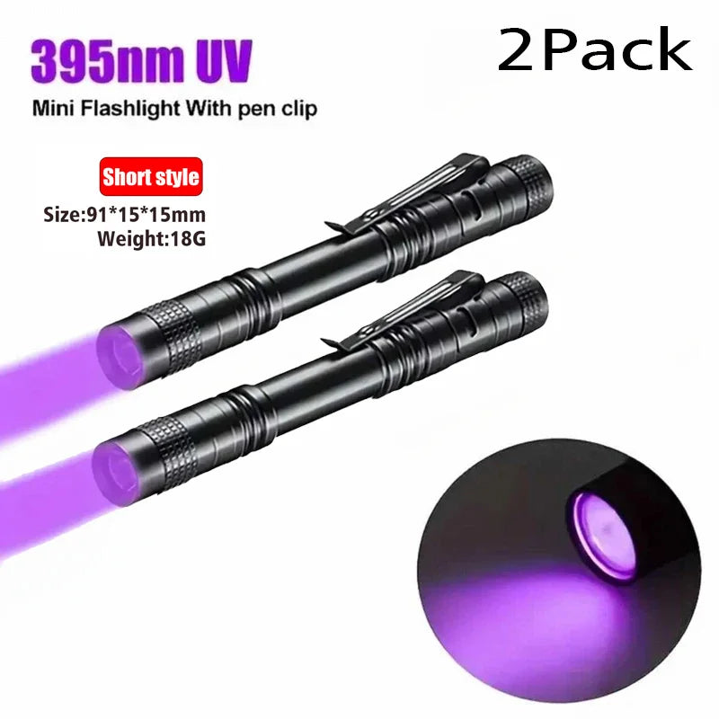 UV Blacklight Flashlight 395nm – Pet Stain & Scorpion Detector