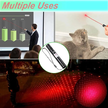 Rechargeable Green Laser Pointer/ Line Light Flashlight Long Distance Range for TV/LED/LCD Screens Flashlights Presentation, Laser Pointer Toy，Office / Outdoors / Cat/Astronomic / Construction Pet Supplies Cat Toy Petlovers