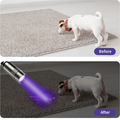 UV Blacklight Flashlight 395nm – Pet Stain & Scorpion Detector
