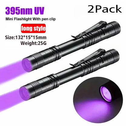 UV Blacklight Flashlight 395nm – Pet Stain & Scorpion Detector