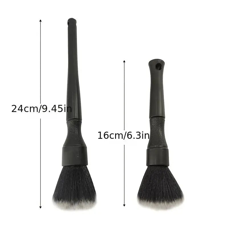 2 Pcs Car Interior Dust Sweeping Soft Brush Car Washing Tool Keyboard Gap Car Dust Brush Out Trend Cleaning Brush