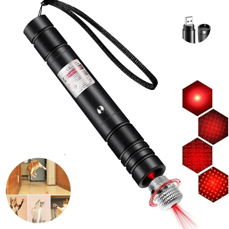 Rechargeable Green Laser Pointer/ Line Light Flashlight Long Distance Range for TV/LED/LCD Screens Flashlights Presentation, Laser Pointer Toy，Office / Outdoors / Cat/Astronomic / Construction Pet Supplies Cat Toy Petlovers