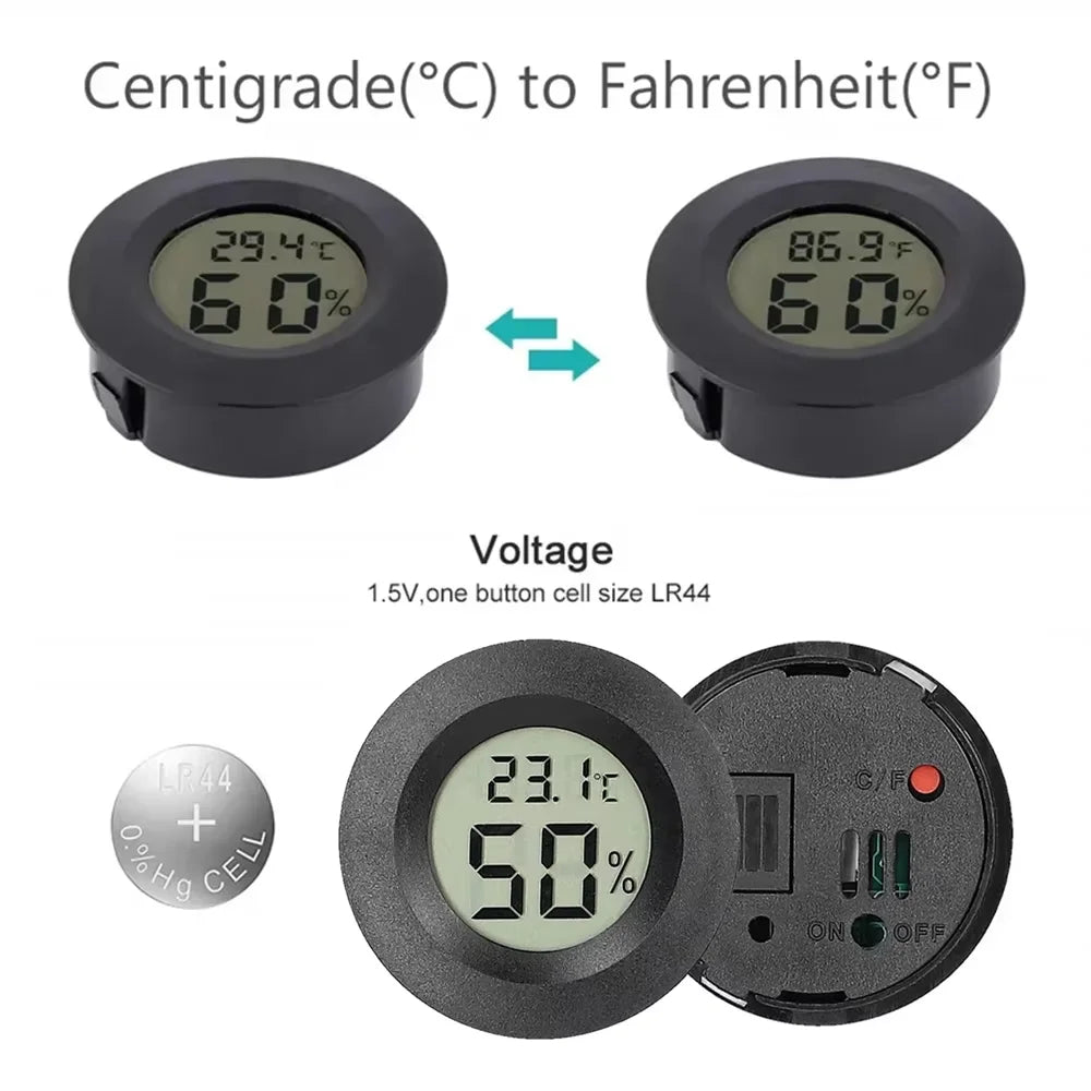Digital LCD Thermometer & Humidity Meter