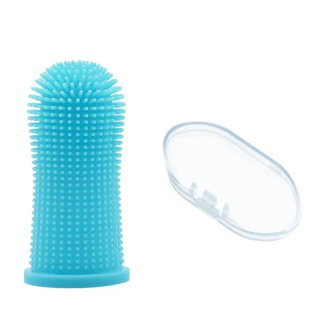 Silicone Finger Toothbrush for Dogs & Cats