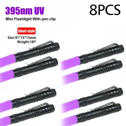 UV Blacklight Flashlight 395nm – Pet Stain & Scorpion Detector