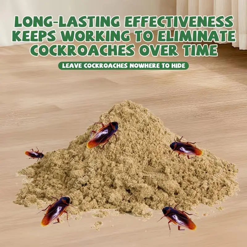 50 Packets of High-Efficiency Cockroach Bait Powder, a Fast-Acting Indoor Cockroach Killer—Completely Eliminates Cockroach Nests and Colonies, Suitable for Kitchens and Enclosed Spaces.,Dorm Essentials,Home Essentials