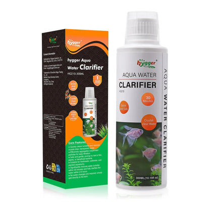 Hygger Aquarium Water Clarifier, Water Clarifier for Fish Tank, Clears Cloudy Water for Freshwater and Saltwater Tanks