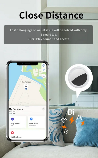 Bluetooth GPS Tracker – Waterproof Mini Finder