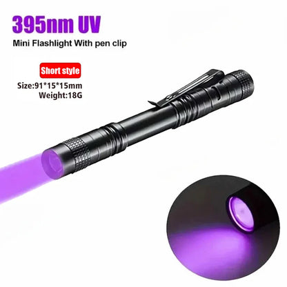 UV Blacklight Flashlight 395nm – Pet Stain & Scorpion Detector