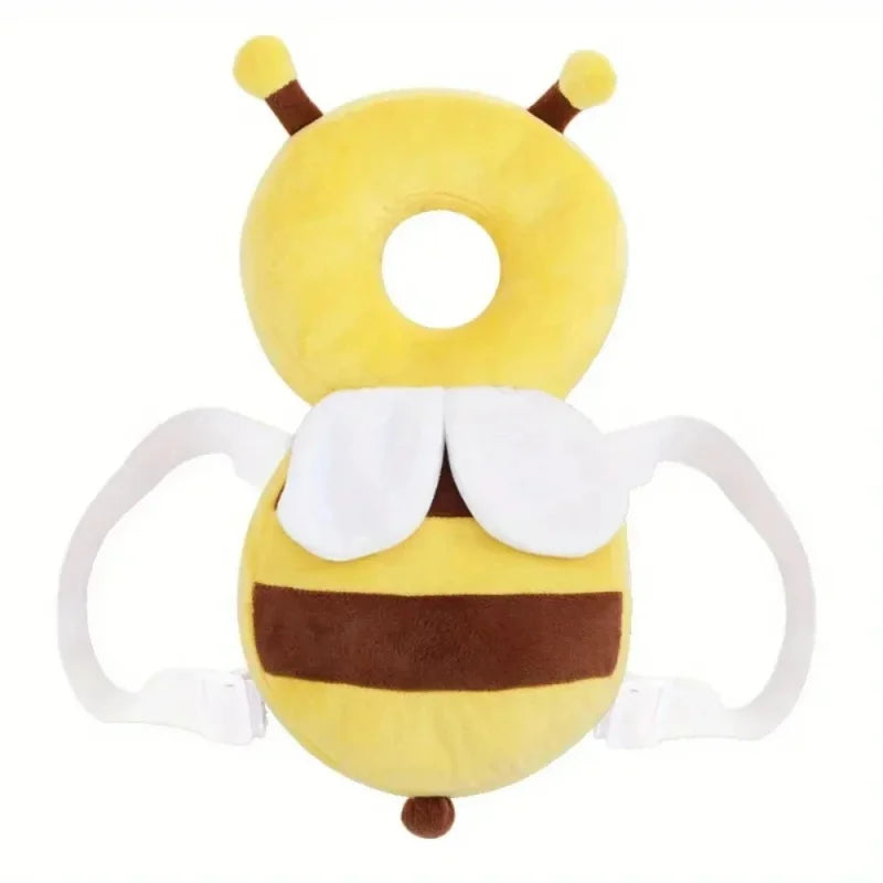 Baby Head Anti-Fall Protector Pillow, Cartoon Breathable Safety Cushion for Toddler Learning Walking Back Head Protection
