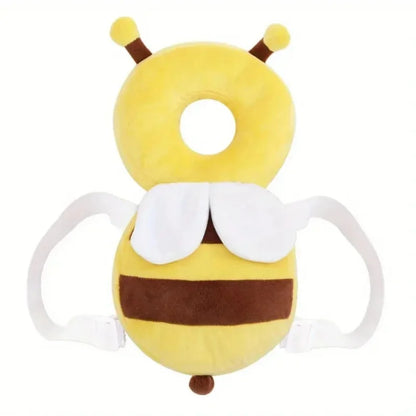 Baby Head Anti-Fall Protector Pillow, Cartoon Breathable Safety Cushion for Toddler Learning Walking Back Head Protection