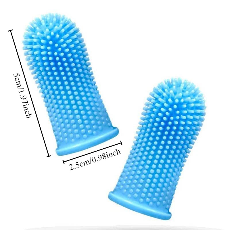 Silicone Finger Toothbrush for Dogs & Cats