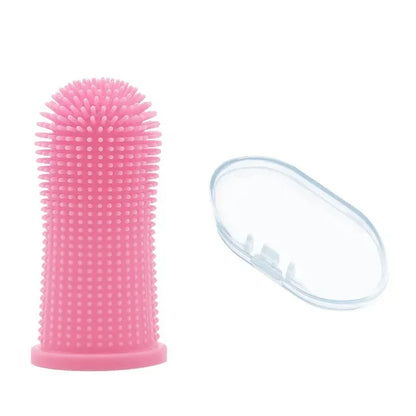 Silicone Finger Toothbrush for Dogs & Cats