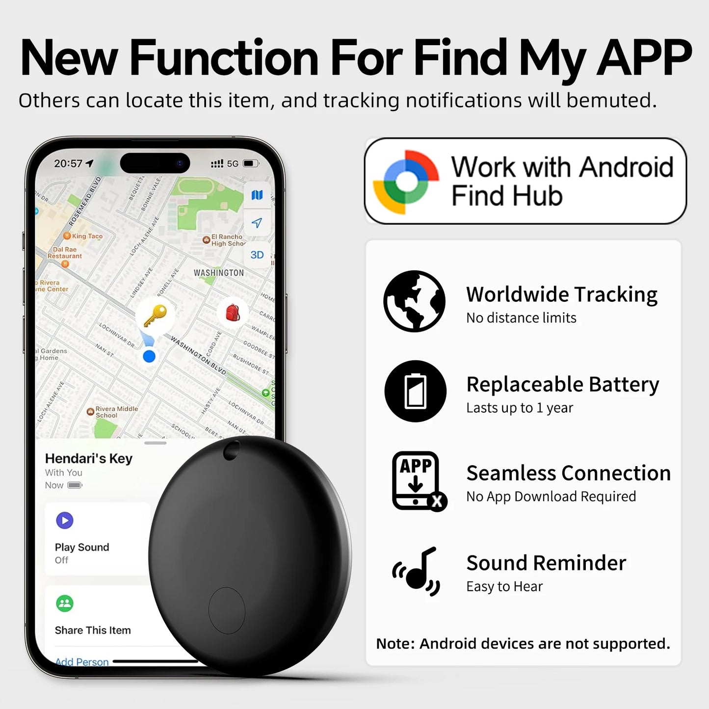 Smart GPS Tracker – Google Find My Device