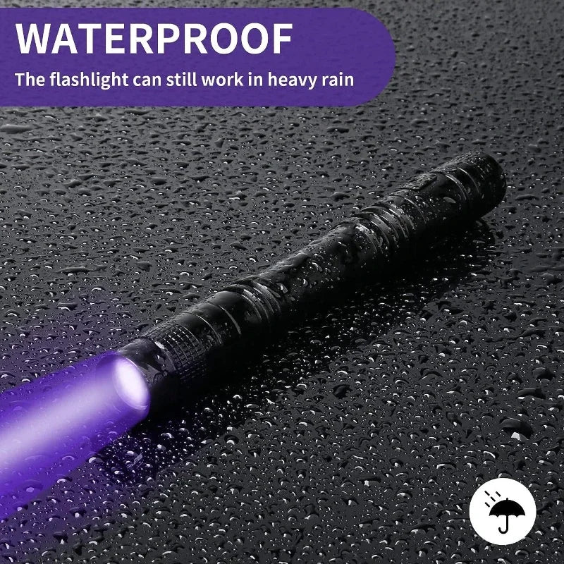 UV Blacklight Flashlight 395nm – Pet Stain & Scorpion Detector