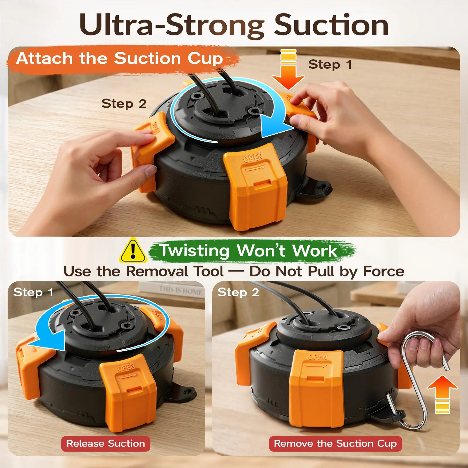 KADTC Suction Cup Dog Tug Toy for Aggressive Chewers, Medium &Large Breeds