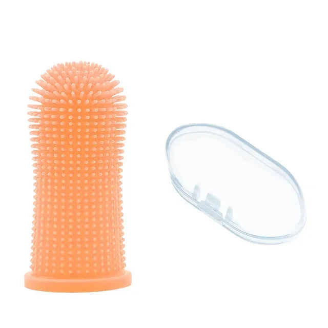 Silicone Finger Toothbrush for Dogs & Cats