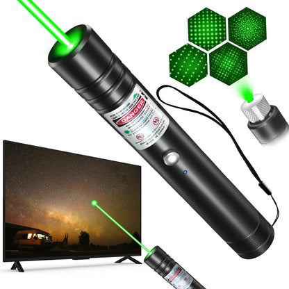 Rechargeable Green Laser Pointer/ Line Light Flashlight Long Distance Range for TV/LED/LCD Screens Flashlights Presentation, Laser Pointer Toy，Office / Outdoors / Cat/Astronomic / Construction Pet Supplies Cat Toy Petlovers