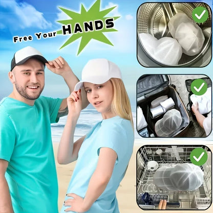 Hat Washing Cage with Mesh Bag