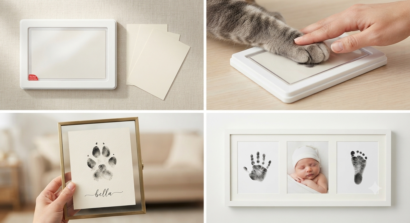 Inkless Paw & Baby Footprint Kit