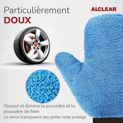 950013B Gant Microfibre Jantes 26×12 Cm, Absorbant, Sans Rayures | Gant De Nettoyage Pour Jantes Alu, Enjoliveurs Et Rayons, Pour Lavage Et Entretien Auto, Marque Allemande De Qualité