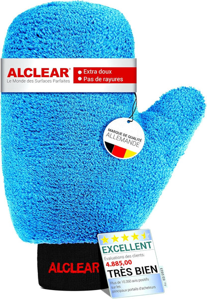 950013B Gant Microfibre Jantes 26×12 Cm, Absorbant, Sans Rayures | Gant De Nettoyage Pour Jantes Alu, Enjoliveurs Et Rayons, Pour Lavage Et Entretien Auto, Marque Allemande De Qualité