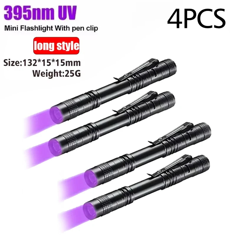 UV Blacklight Flashlight 395nm – Pet Stain & Scorpion Detector
