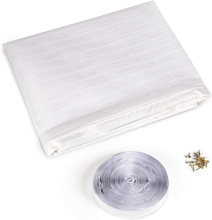Moustiquaire Porte Fenêtre 90X210Cm, Fermeture Automatique, Blanc | Rideau Porte Moustiquaire Magnétique, Maillage Ultra Fin, Protection Efficace Contre Les Moustiques, Installer Sans Perçage
