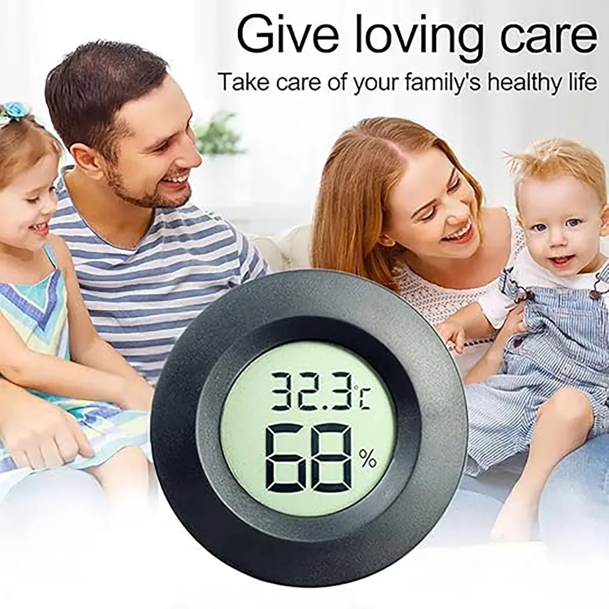 Digital LCD Thermometer & Humidity Meter