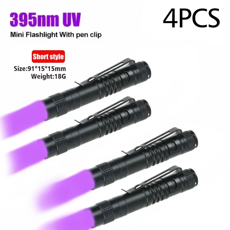 UV Blacklight Flashlight 395nm – Pet Stain & Scorpion Detector