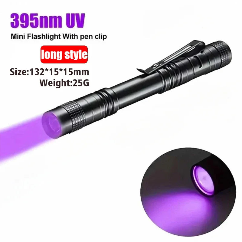 UV Blacklight Flashlight 395nm – Pet Stain & Scorpion Detector