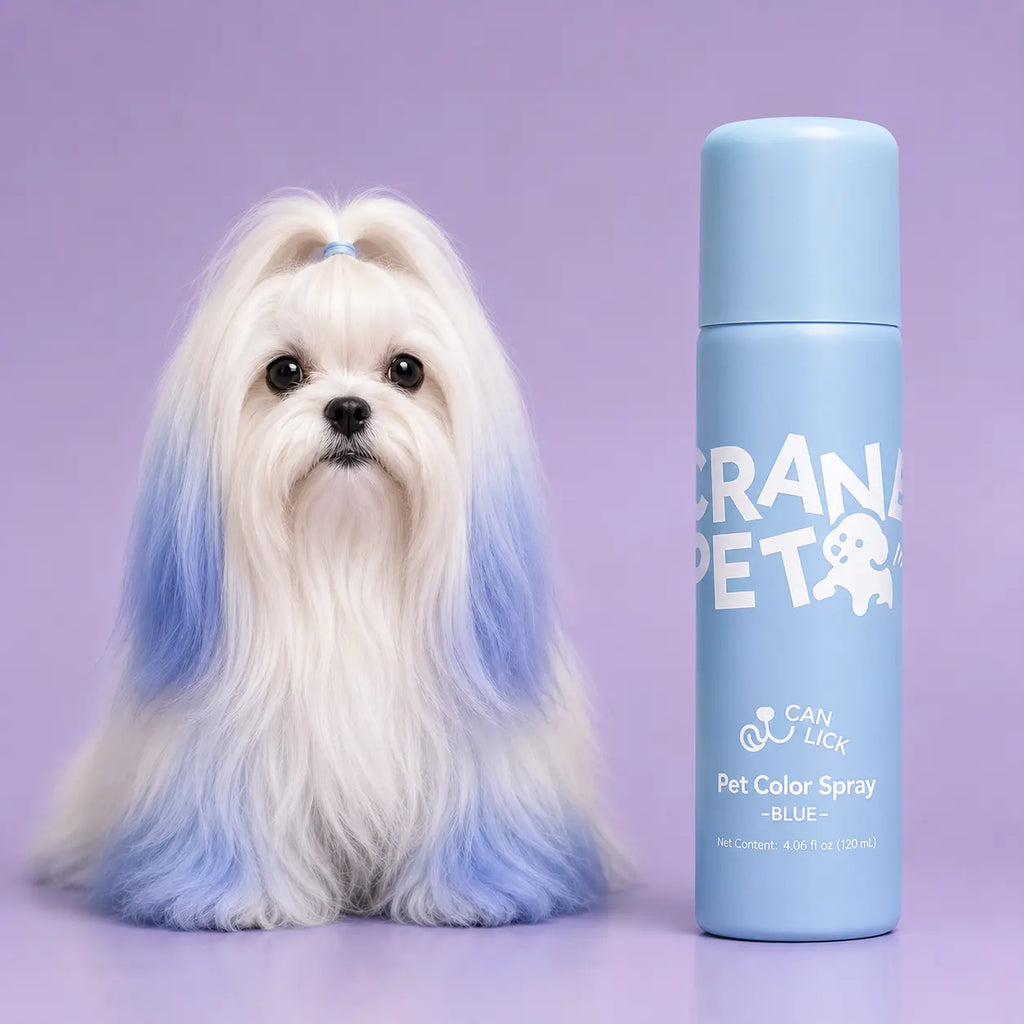 Crane Lunexis Pet Hair Color Spray Can - Dog & Cat Grooming Coating Agent, Safe, Non-Toxic, Easy Application, Easily Removed via Shampoo Wash-Off, Ideal for Festivals, Halloween